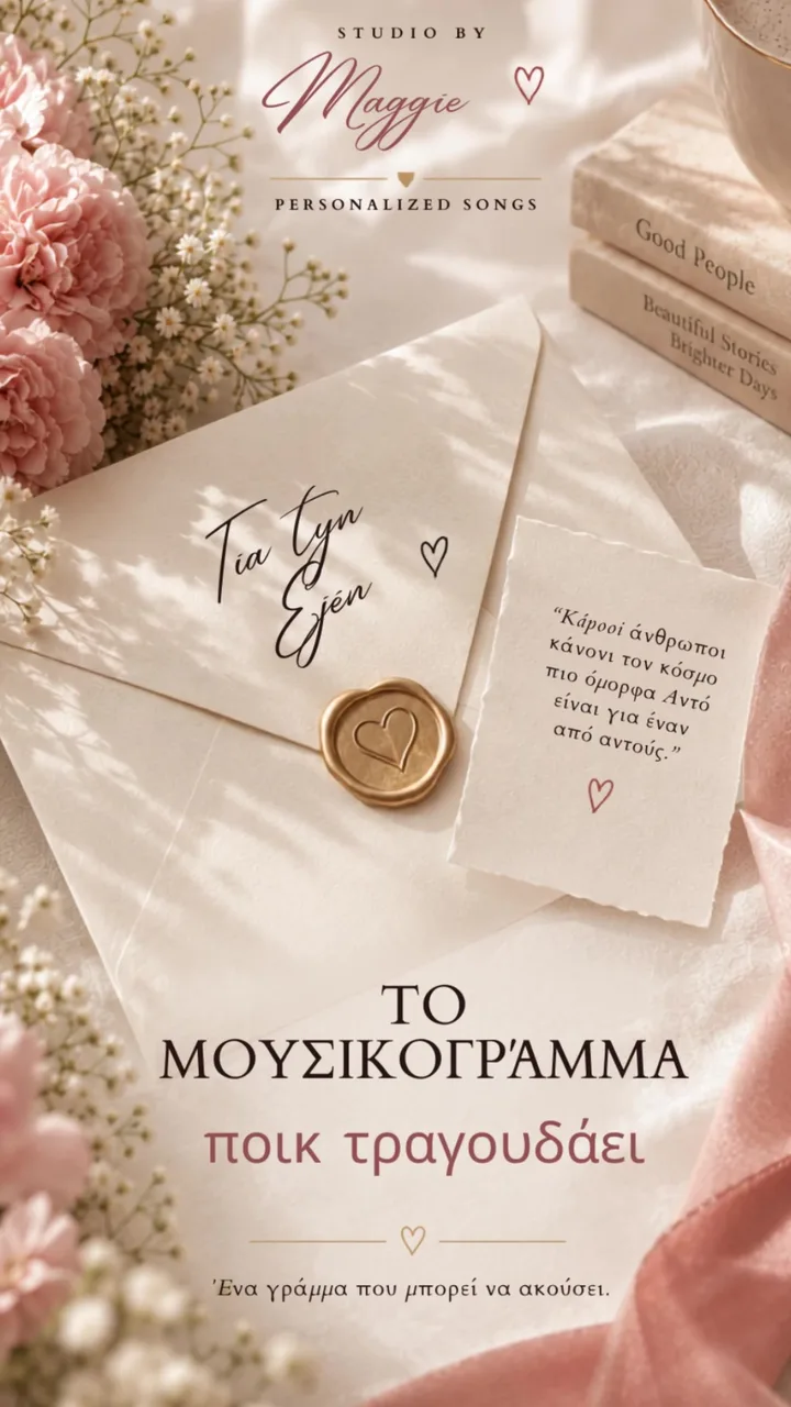 Παράδειγμα Μουσικού Γράμματος για τη μαμά